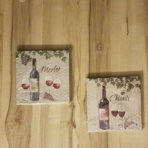 Canvas wall art - wine